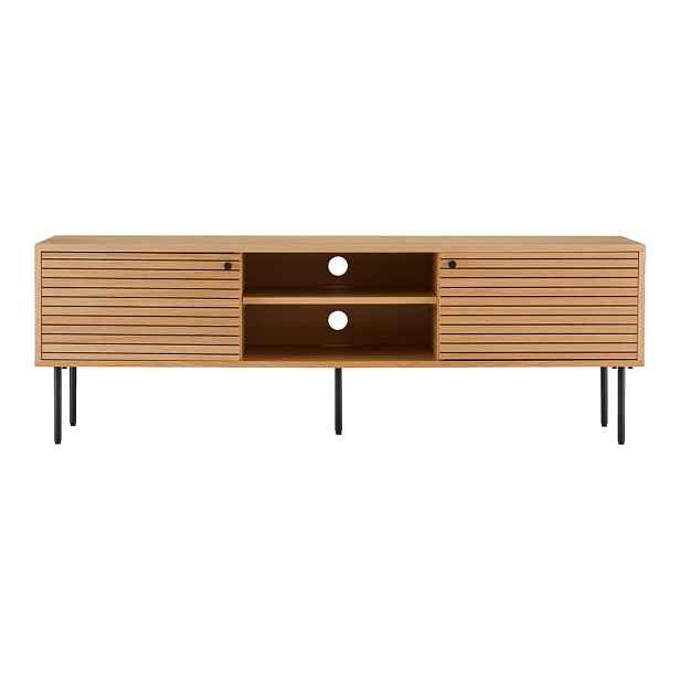 TV stolek v dekoru dubu v přírodní barvě 40x50x150 cm Kyoto – House Nordic