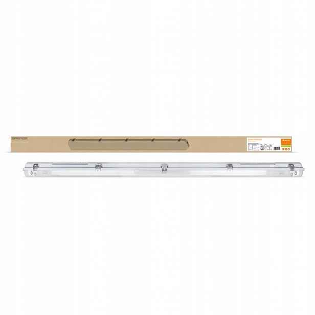 Hermetická lampa G13 na omítku Šedá 128x9.5 cm IP65 IK08