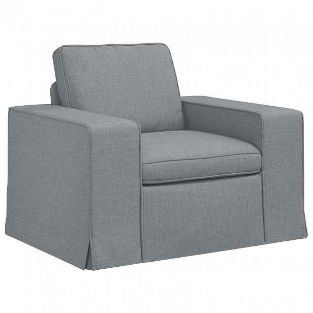 vidaXL Pohovka Světle šedá 103 x 80 x 82 cm textil
