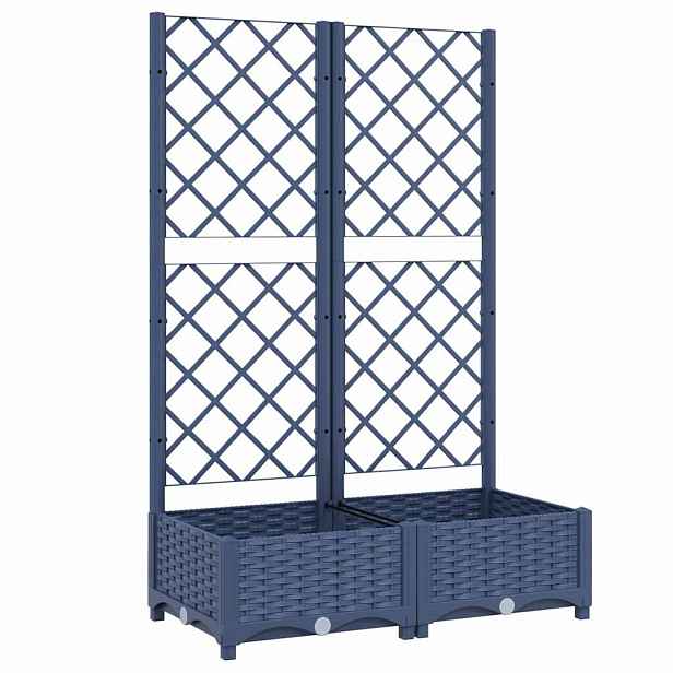 vidaXL Zahrada Modro šedá 80 x 40 x 121,5 cm