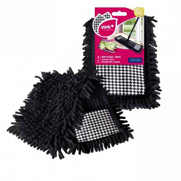 Náhradní mop, plochý Pepita York