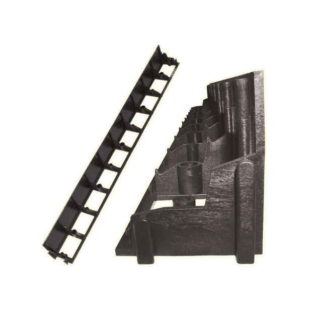 NAK Neviditelný obrubník 100 mm × 1 m – černý 900100