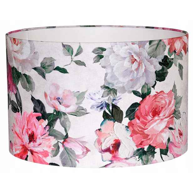 Stínidlo Na Lampu Závěsný válec 30/20 cm E27 Květiny Primavera