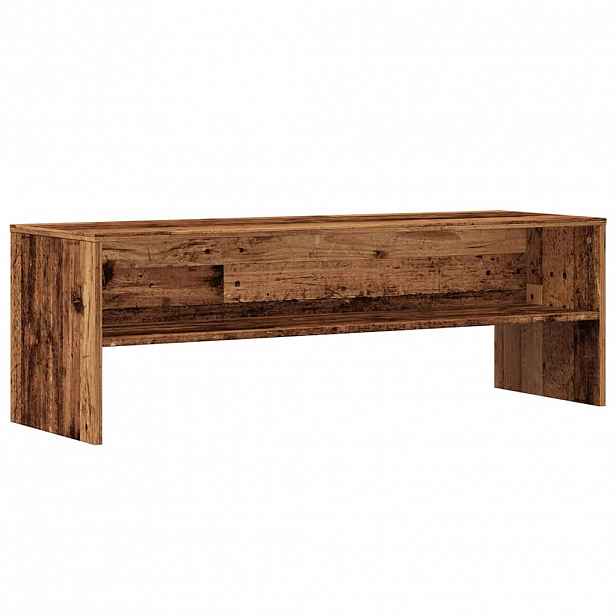 vidaXL TV stolek old wood 120 x 40 x 40 cm kompozitní dřevo