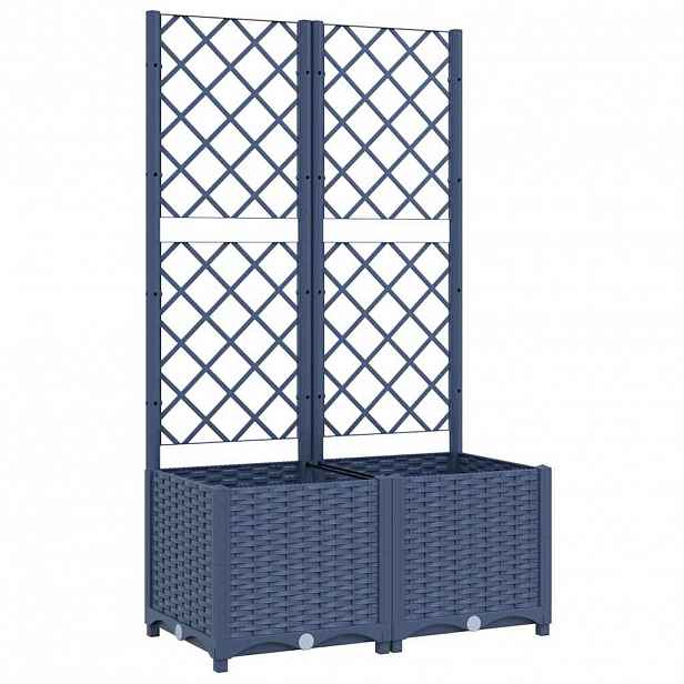 vidaXL Zahrada Modro šedá 80 x 40 x 136 cm