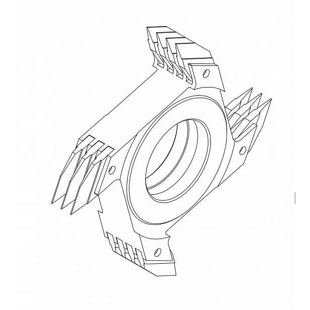 Faba Fréza nasazovací pro klínové spoje mikrozávěsy 140x30xH28,6 mm Z2+2