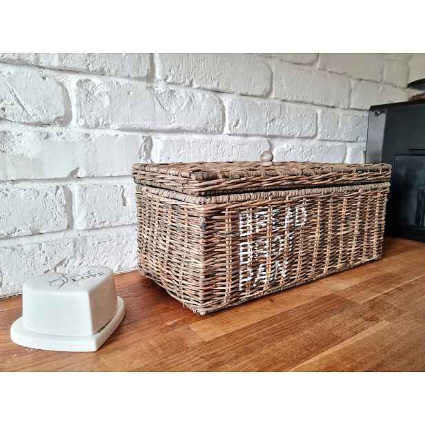 Ratanový chlebník Rustic Bread Box Hampton