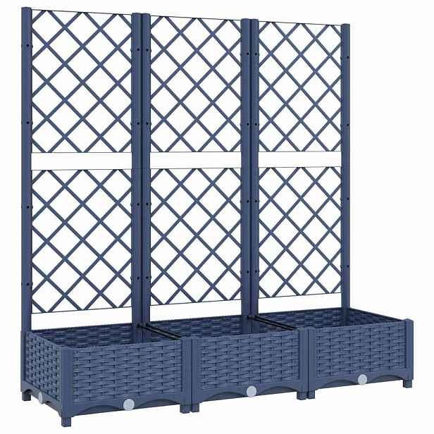 vidaXL Zahrada Modro šedá 120 x 40 x 121,5 cm