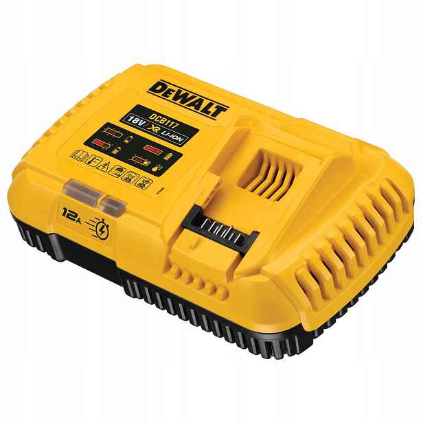 rychlá nabíječka akumulátorů Li-Ion 18 V a FlexVolt 54 V, 12 A [DCB117-QW]
