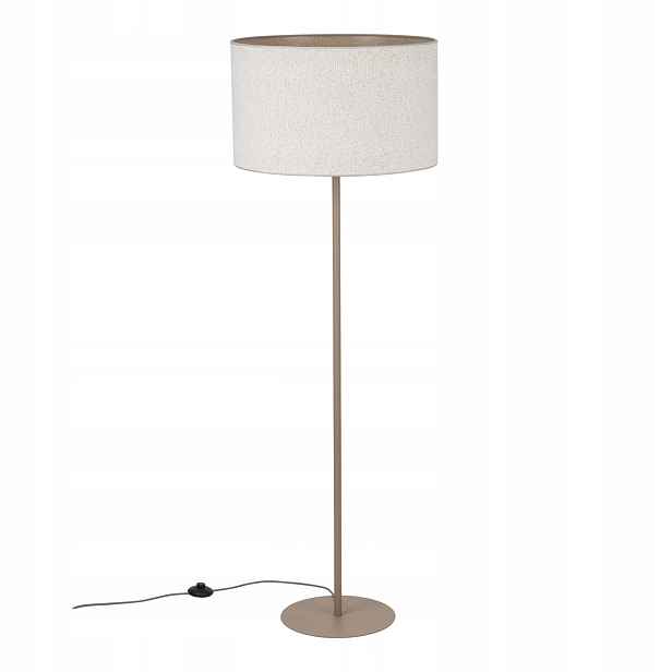 Stojací Lampa Stojací Glamour Béžová Vysoká 150 CM Vellum Tk Lighting