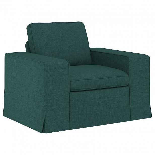 vidaXL Pohovka Tmavě zelená 103 x 80 x 82 cm textil
