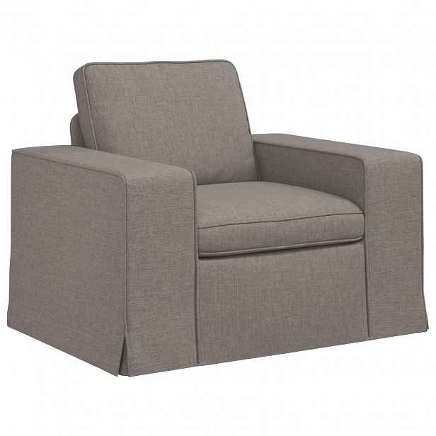 vidaXL Pohovka Taupe 103 x 80 x 82 cm textil