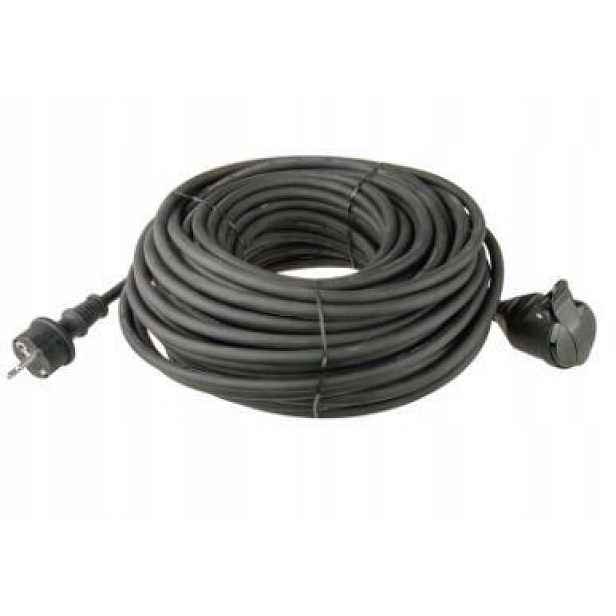 Emos kabel 230V prodlužovací 20m/1Z guma 3*1,5mm IP44 P01720