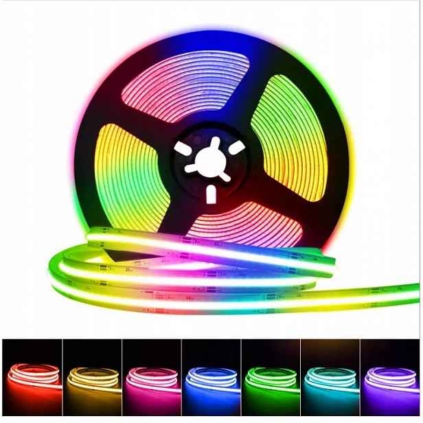24V Výkonná Led páska Cob Premium 5M 60W Neon Rgb