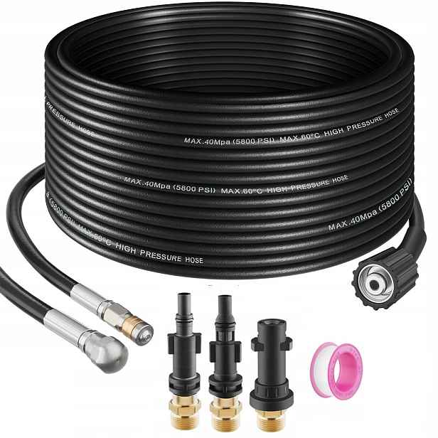 30m 14+1/8 Karcher Bosch Lavor sada pro čištění potrubí