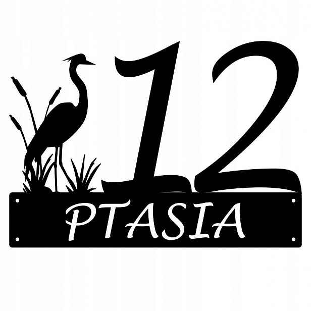 Číslo Na Dům 60cm Tabule Adresa Ocel 2MM Grafika 180