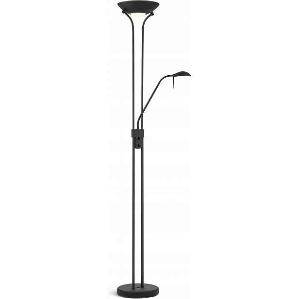 Home Sweet Home Moderní Led podlahová lampa, stmívatelná, 180 cm, černá