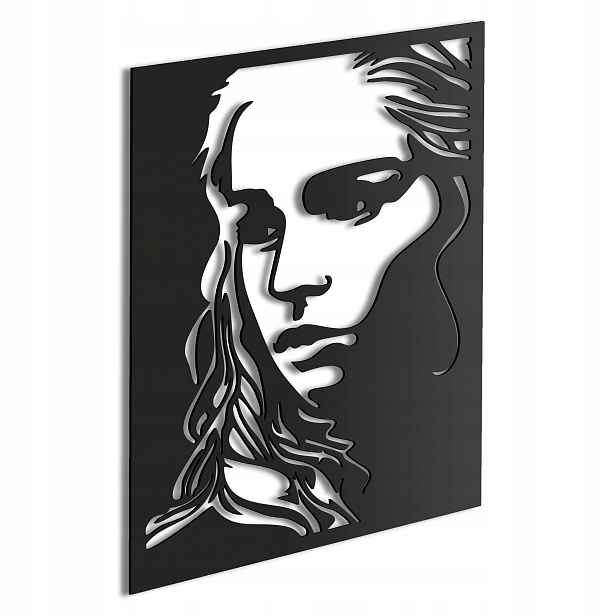 Dřevěný 3D obraz Daenerys Targaryen hra o trůny Nástěnná Dekorace Dárek