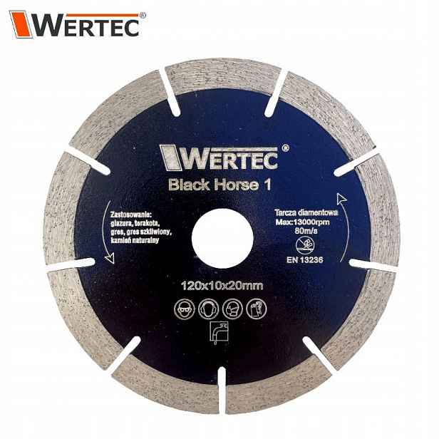 Diamantový kotouč Wertec Black Horse 1 120x10x20mm WTBH1