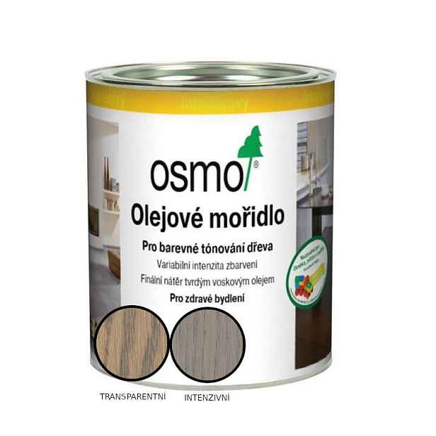 Mořidlo olejové Osmo 3512 středně šedá 2,5 l