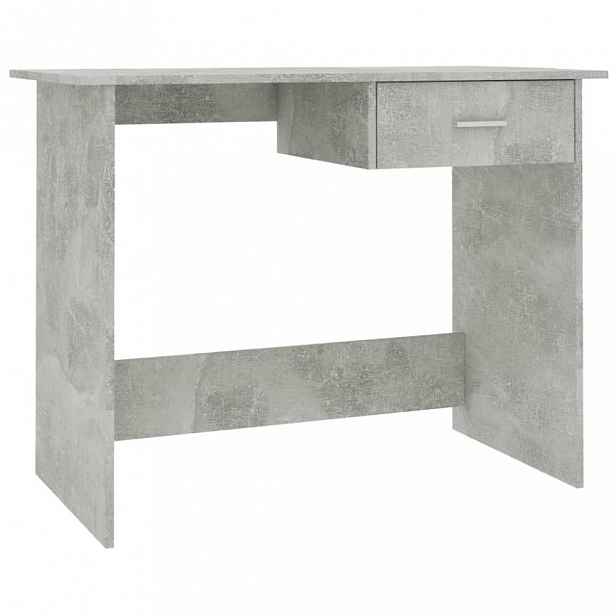 Psací stůl se zásuvkou 100x50 cm Beton