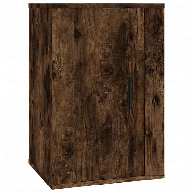 vidaXL Nástěnná TV skříňka kouřový dub 40 x 34,5 x 60 cm