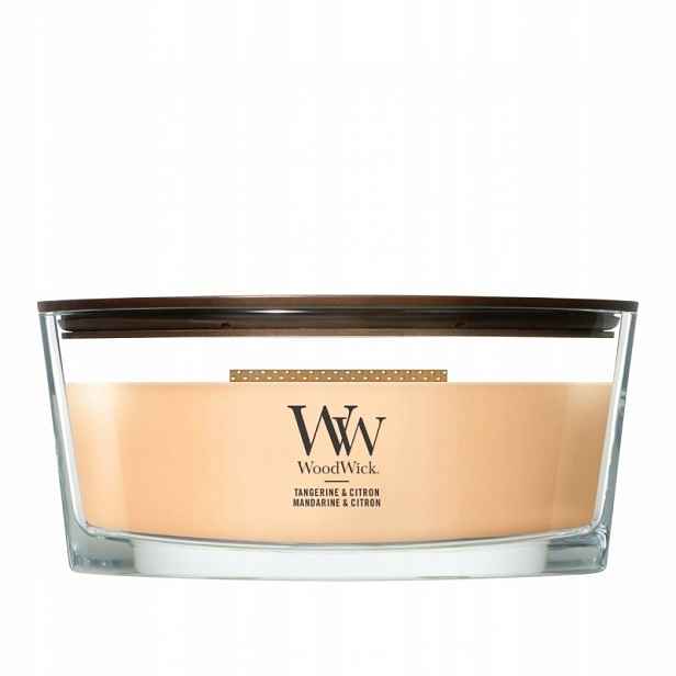 WoodWick Tangerine & Citron – vonná svíčka elipsa 453 g