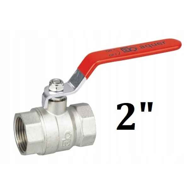 Kulový kohout Ww rukojeť s těsněním 2 palce Aquer