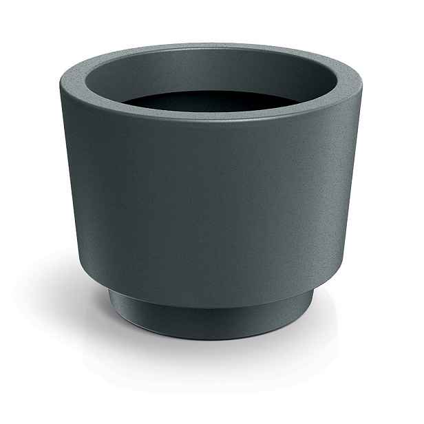 Prosperplast Květináč Splitos Round grafitový, varianta 30 cm