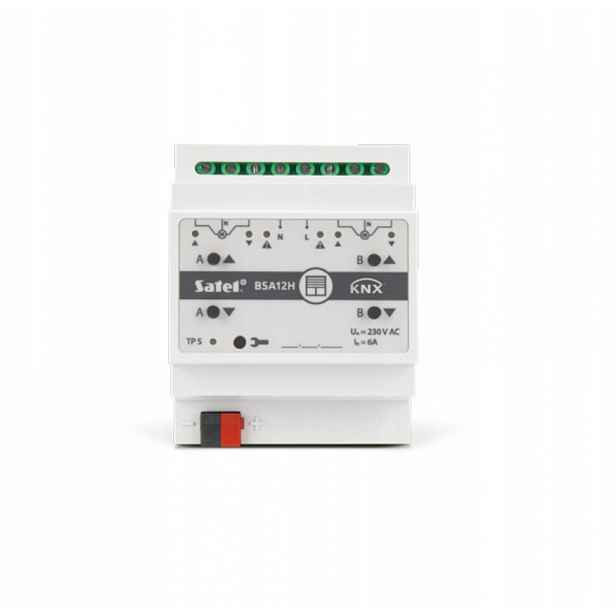 Žaluziový herec Satel Knx BSA12H 2-kanálový 230 V Ac, Din 35 mm