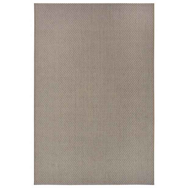 Koberec na terasu 76x150 cm, plochý tkaný šňůra typu sisal