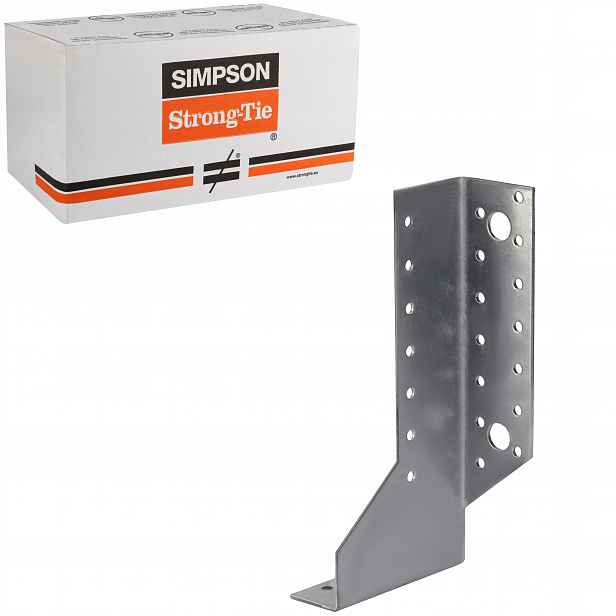 Dělené věšáky na nosníky 188 mm 2 mm 50 ks Pravý Simpson SDED440/30