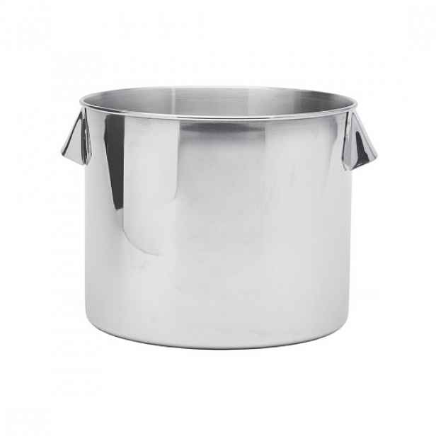Nádoba na skladování potravin a vana-marie, nerezová ocel, 24cm/8L - d