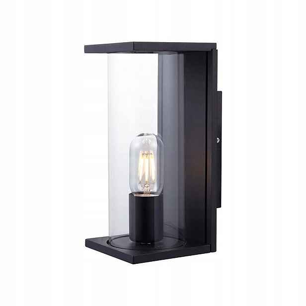 V-tac Fasádní nástěnné svítidlo loft 1xE27 IP44 černé Mat VT-81050