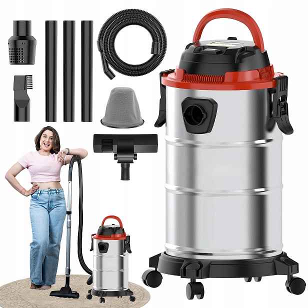 Vysavač 1100W Silný Písek Suť Dílna Dmychadla 20L Příslušenství