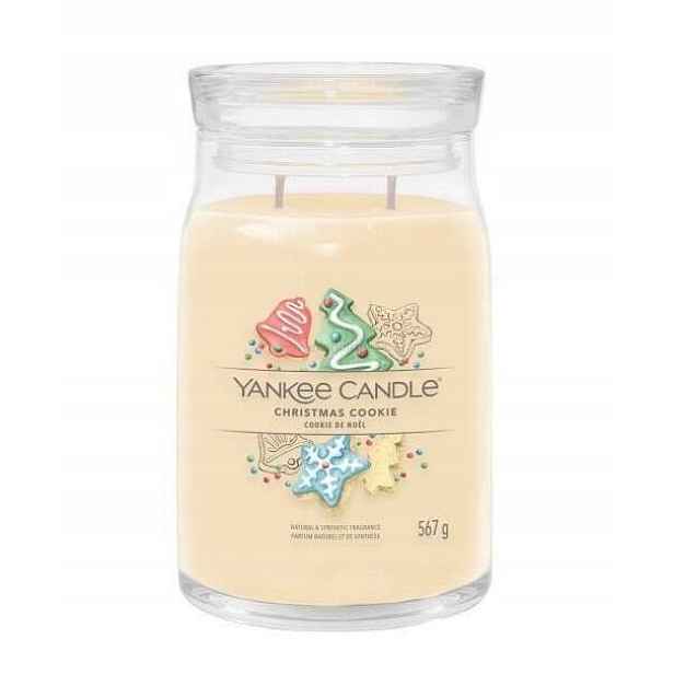Yankee Candle Signature Large Jar Christmas Cookie Velká sójová svíčka 567 g