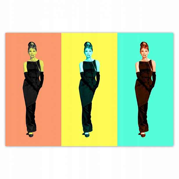 Plakáty 185x125 Audrey Hepburnová Herečka