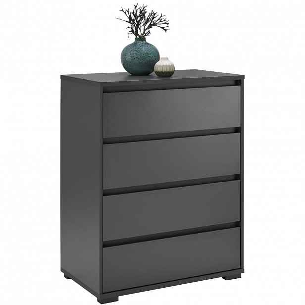 Carryhome KOMODA, antracitová, 80/103/48 cm