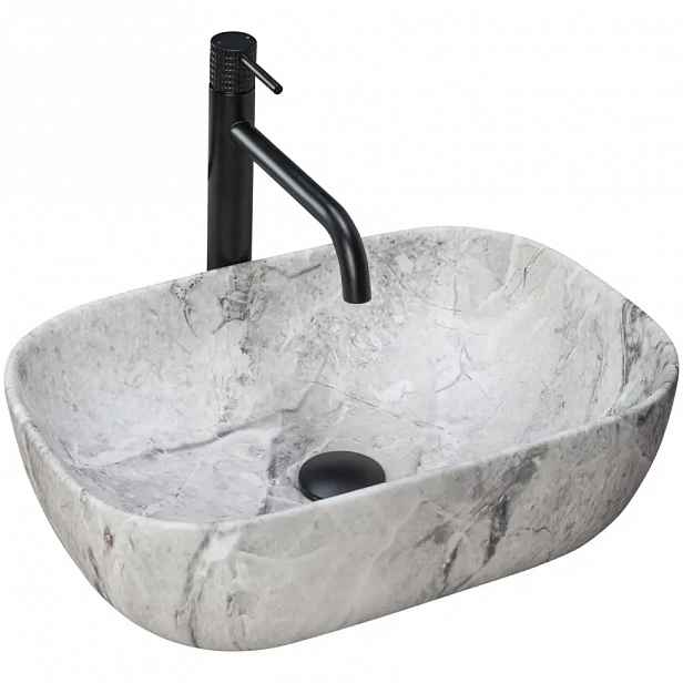 Umyvadlo na desku Livia Stone Matt 07RU+REA-U3800