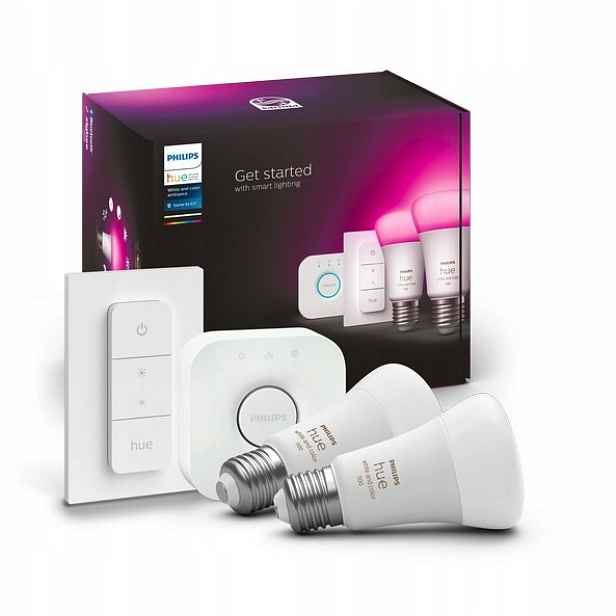 Philips Hue sada Bridge 2x Waca Led žárovka ovladač