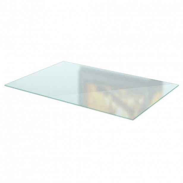 TULUP SKLENĚNÁ PODLOŽKA pod kamna 120x80 cm – mléčné sklo