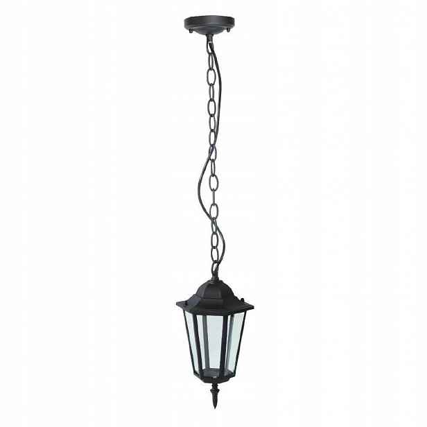 Zahradní závěsné svítidlo na řetězu V-tac Lamp Černá Mat VT-752