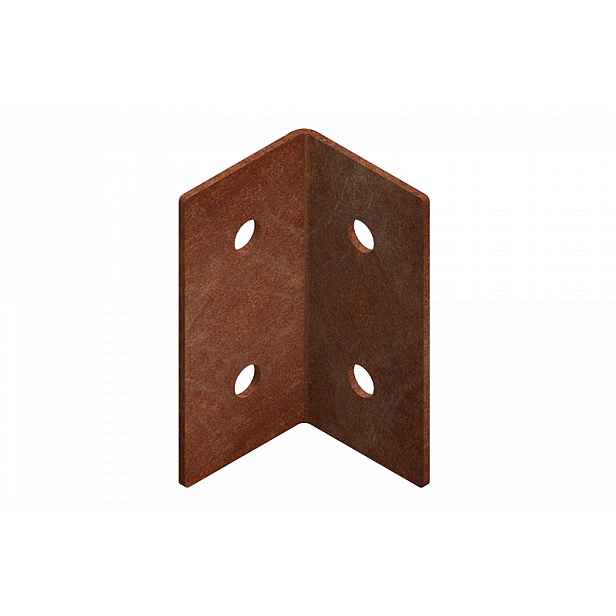 Corgarden MODO SPOJKA ROHOVÁ pro zahradní obrubníky 1027 3 x 3 x 6 cm Corten