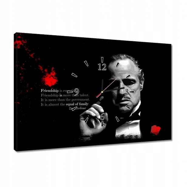 Hodiny 60x40 z filmu Kmotr