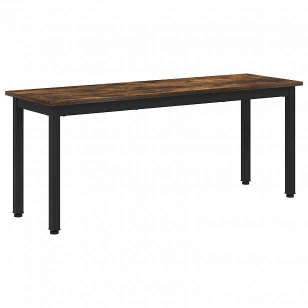vidaXL lavice Kouřový dub 110 x 35 x 45 cm Kompozitní dřevo