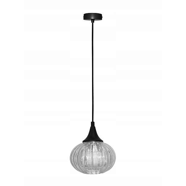 Lampa na strop Zwis se skleněným stínidlem do pokoje