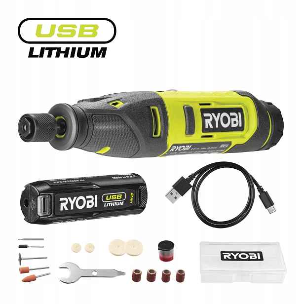 Ryobi RRT4-120GA15 4V multifunkční nářadí Usb Lithium+ 15ks příslušenství 1