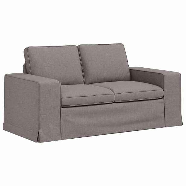 vidaXL Pohovka Taupe 162 x 80 x 82 cm textil