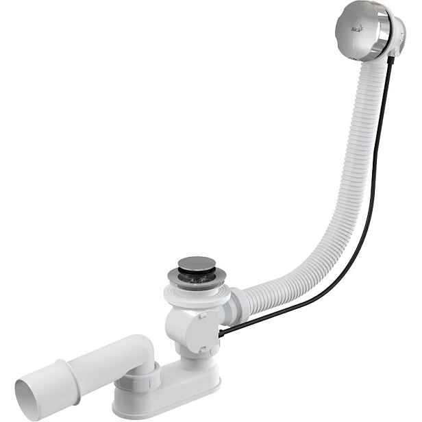 Vanový sifon Automat Metal chrom A55K AlcaPLAST