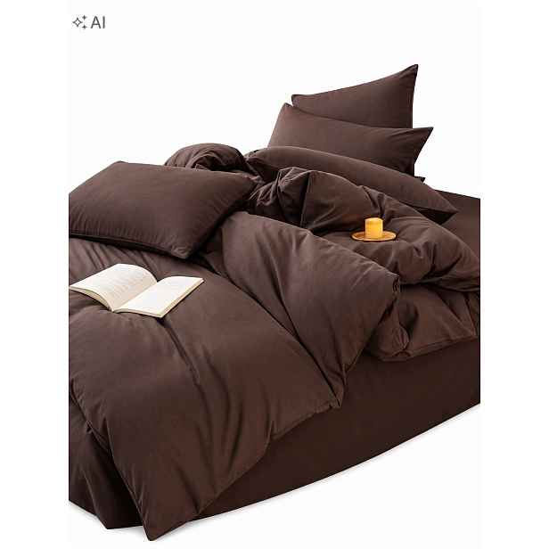 Shein Povlečení Hnědé Velké 3PACK 230*220 70X80 1LA